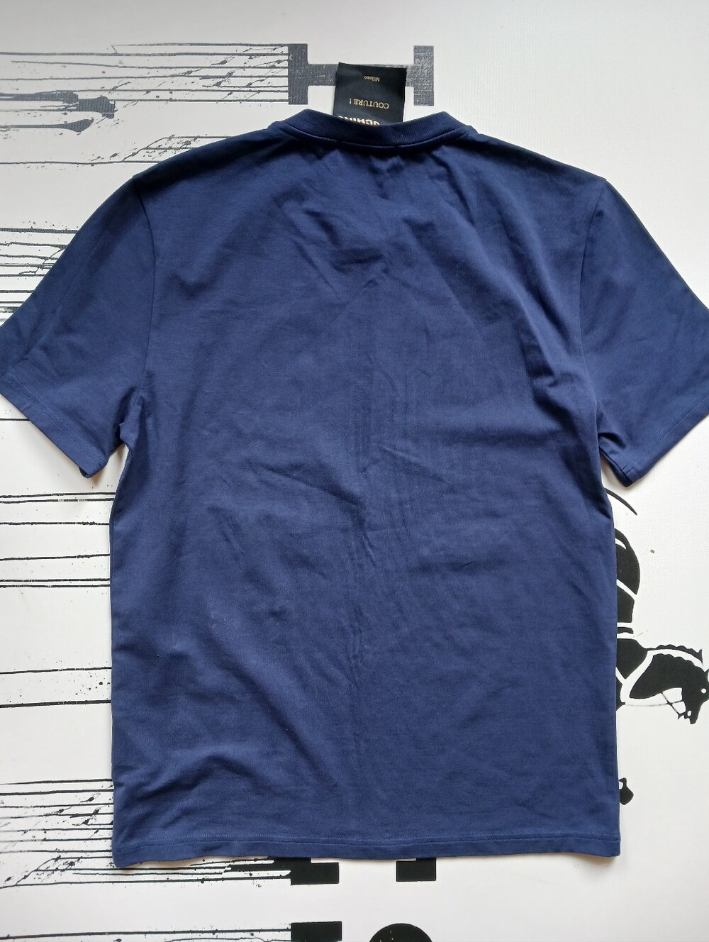 Moschino Bleu T Shirt Size US 40/M/ - Picture 4 of 4